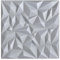 3D Paneele, Polystyrol Paneele, Deckenpaneele, 3D Wandpaneele, Dekoren, Decken - Mirror Wandverkleidung, 3mm dick - 50x50cm / ‎‎4m² - 16 Stück (Hellgrau 02)