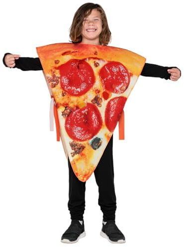 Spooktacular Creations Costume unisex per bambini da pizza hot dog per bambini, ragazzi e ragazze, accessorio per costume di Halloween, divertente costume di verdure, accessorio per feste, piccolo (5