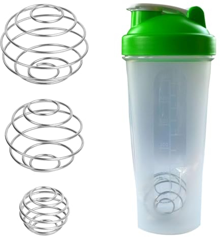 Pcsfoe Edelstahl Protein Shaker Mit Kugel - 3 Stück Stainless Steel Mixing Ball Für Sport Fitness Und Blended Getränke