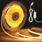 HOTUT COB LED Streifen Licht 3M,Warm White Led Strip,5V Dimmbar LED Streifen Licht,Flexibel LED Band licht,LED Streifen,USB Netzteil,selbstklebend,Schneidbar für Home, Küche, Spiegel,DIY Dekoration