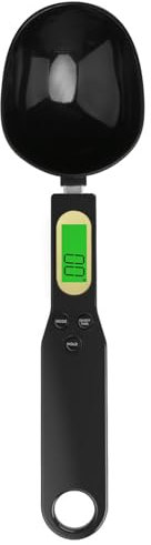 Cuillère à mesurer numérique haute précision - Précision 500 g/0,1 g - Écran LCD avec conversion de tare et d'unité pour la cuisine, la préparation des repas et la nourriture pour animaux domestiques