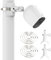 360 ° Verstellbare Wandmontage für Ring Stick Up Cam,Arlo Pro 4/2/3,Arlo Ultra,Arlo Essential Spotlight,Eufy Cam 2C Kamera,Abfluss/Stahlrohre Sicherheitssystem-Montage mit 4 einstellbaren Klemmringen