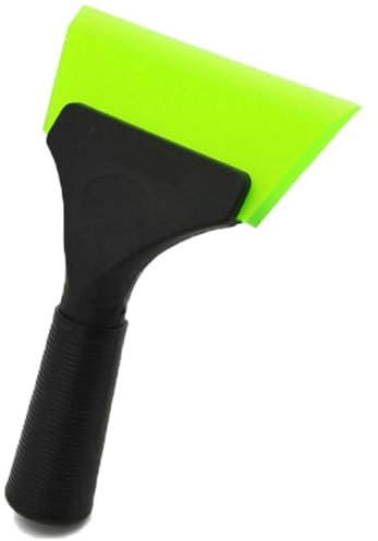 Aspirateur de vitres sans Fil, Nettoyeur de vitres Rechargeable, déneigement, raclette de 28 cm et réservoir d'eau de 150 ML, raclage de Neige pour Voiture, Vert, 17,2 x 13 cm