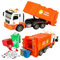 xwin sportseries Sanitation Garbage Truck Toys Playset – Recycling Vehicle with 4 Trash Bins, Sound & Light Effects, Sorting Stickers, and Interactive Lift Arm – Fun Learning Gift for Kids Ages 3+