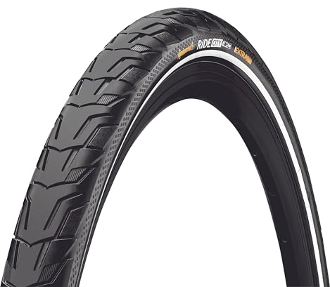Continental Fahrradreifen 47-559 Ride City schwarz Draht Reflexstreifen