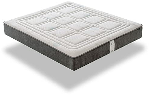 Materasso 140x190 cm 800 Molle indipendenti insacchettate Sfoderabile alto 25 cm - 5 cm Memory Foam Ortopedico Medio Rigido, Zone differenziate Antibatterico Traspirante