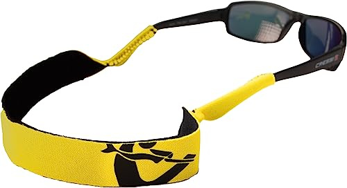 Cressi Eyewear Neo Retainer - Correa Flotante de Neopreno para Gafas, Amarillo/Negro, Talla única, Unisex Adultos