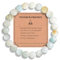 JEWTOP Armband mit 8 mm Edelsteine Perlen für Damen, Heilsteine Amazonite Armband Glücksbringer für Mama Freundin Geburtstagsgeschenk Chakra Yoga Armbänder