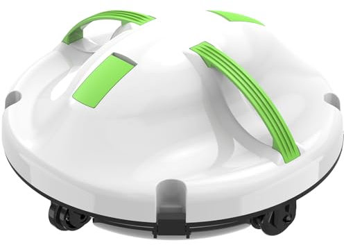 2025 Cordless Robotic Pool Cleaner - 120 Mins Automatic Pool Vacuum for Above Ground Pool & In - Ground Flat Pools up to 1000 Sq.Ft, Robot Pool Cleaner with Self - Parking Tech