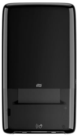 Tork PeakServe Automatic Continuous Paper Hand Towel Dispenser Black H5, High Capacity, Elevation Range, 552509