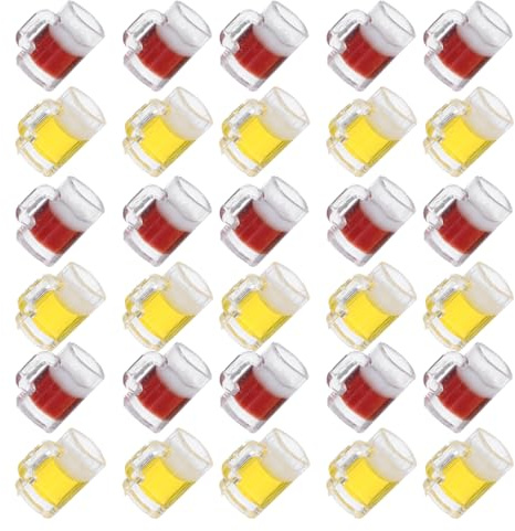 iplusmile 30pièces Mini-Verres à Cocktail Et Chope à Bière Factice pour Maison De Poupée Accessoires Miniatures Réalistes Lot de Petits Verres Et Gobelet à Bière