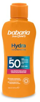 Babaria - Protector Solar 50 Formato Viaje | Crema Solar Corporal 50 | Coral Friendly y Biodegradable | Hidratación y Protección Con Exoxomas | Resistente al Agua | Vegano | 100 ml