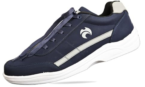 Henselite Victory VSL Men's Lawn Bowling Shoes, Navy, Lightweight, Indoor and Outdoor Bowls. (Navy, UK Footwear Size System, Adult, Men, Numeric, Wide, 7)