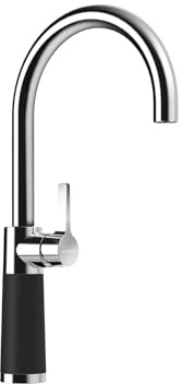 SCHOCK Robinet de cuisine SC-520 Magma – Robinet haute pression CRISTADUR avec bec fixe et raccords standard