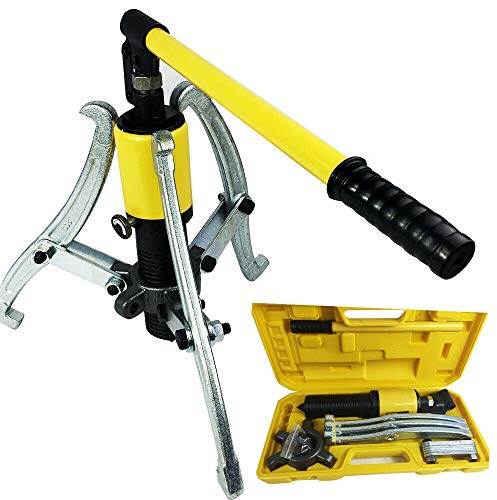 Fetcoi Hydraulik Abzieher 15T Hydraulisch Radnabenabzieher Polradabzieher 3 Backen Hydraulic Gear/Bearing/Wheel Bearing Puller Lagerabzieher Puller Garagen Werkzeugsatz Kit