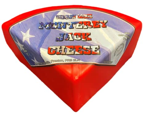Monterey Jack Cheese Quarter Wheel 900g Direct from GREAT BRITISH TRADING LIMITED