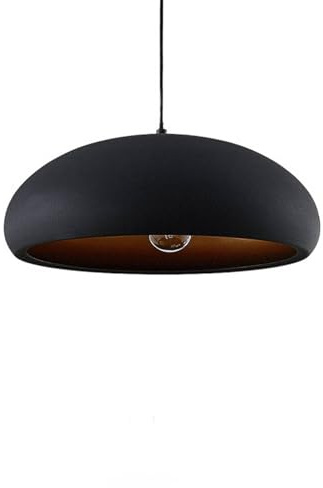 Lindby Ceiling Light Gerwina dimmable (Modern) in Black Made of Metal for e.g. Living Room & Dining (1 Light Source, E27) from Pendant Lighting lamp Hanging Ceiling