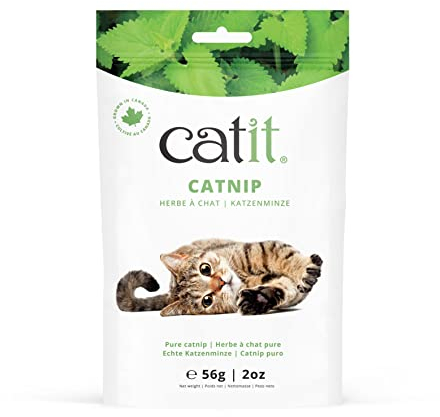 echte Katzenminze aus getrockneten Katzenminzeblättern und -blüten von kanadischer Qualität, 56g Beutel