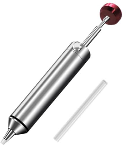 KOOLEVER Ventouse à souder, avec 2 buses en silicone flexible résistant aux hautes températures, pompe à dessouder avec boîtier en aluminium de qualité supérieure, puissance d'aspiration plus forte
