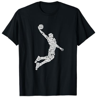Basketball Typography - Basketballspieler Basketball T-Shirt