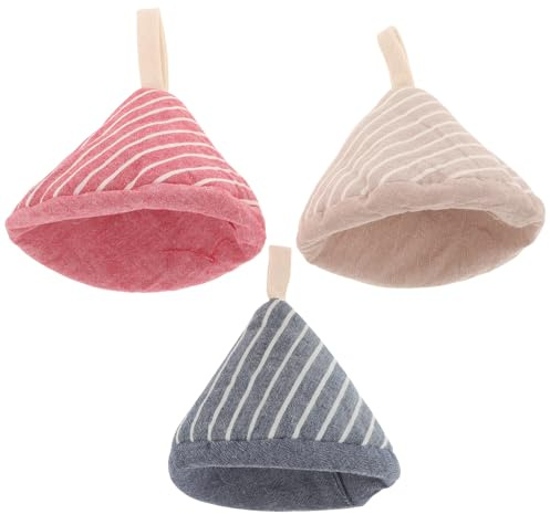 LOLIPPYY Copri Manico per Pentola Triangolare 3 Pezzi Isolamento Termico Adatto per Cucina e Servizio Design Giapponese Adorabile