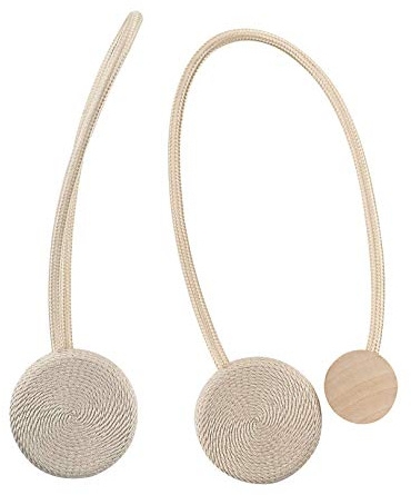 iwobi Lot de 2 embrasses magnétiques pour rideaux - Pour maison, bureau, dortoir