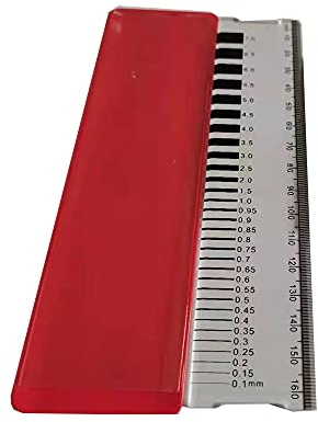 Betonrissmesser Breitenlineal Breitenrissmesser, Rissbreitenmesser