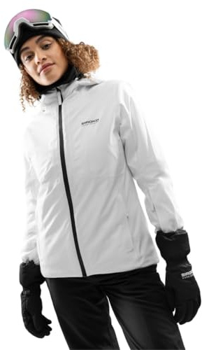 SIROKO - Snowboardjacke für Damen - Starter-Kollektion Core Engel - L - Weiß
