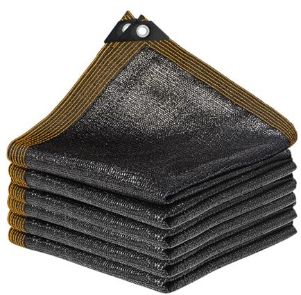 Tenda da sole con occhielli, 2 x 4 m, rettangolare, rete ombreggiante per giardino, ombreggiatura per serra, permeabile all'aria, protezione solare, protezione solare per recinti liberi roditori