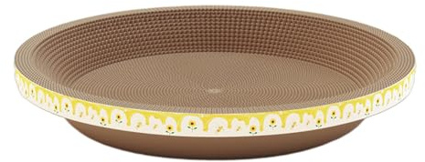 Cat Scratcher Bowl - Round Cat Cardboard Scratcher | Innovative Scratch Resistant Lounge Bed Sofa Mat, Cardboard Scratch Pad Pad Bowl for Furniture Protection, Cats Kittens Training Toy