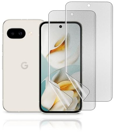 KoasVonson Mat Film Hydrogel pour Google Pixel 9a, 2 Pièces TPU Film Protection écran Matte, Flexible Film de protection d'écran, Antireflets, Anti-Traces