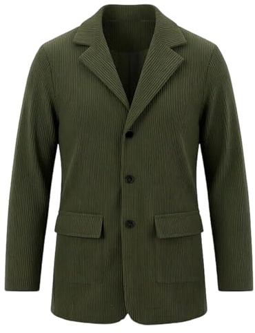 Kids Jacket Boys Corduroy Blazer Formal Jackets for Kids Casual Corduroy Suit Jacket Three Button Auntumn Winter Spring Sport Coat for Party Holiday Festival Formal Occassion 4-14 Years