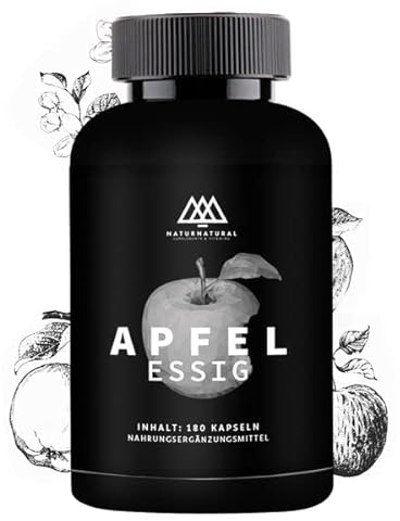APFELESSIG | Apfelessig Pulver - 180 Stück - 3 Monate | Stoffwechselkapseln | Apple Cider Vinegar | Ideal für Stoffwechsel Kur - Reinigung & Verdauung - Vegane Kapseln & Laborgeprüft