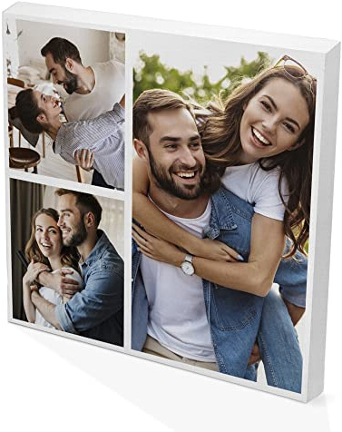 LolaPix Leinwand Personalisiert Foto. Wandbild Bilder. Foto auf Leinwand Bild. Fotoleinwand. Leinwandbild Eigenes Fotos. Fotoleinwand Eigenes Bild. Fotocollage Selbst Gestalten 3 FOTOS