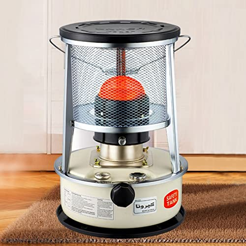 TTEDOYE Stufa A Cherosene Portatile,con Protezione Anticaduta,Riscaldatore a Petrolio da Campeggio Portatile,Riscaldatore a Cherosene,for Interni Riscaldatori A Olio da Campeggio