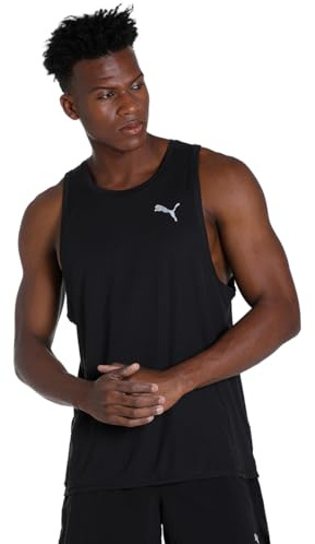 PUMA Mens Run Favourite Running Tank Top - Black M