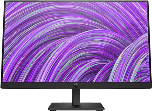 HP 22 Inch FHD Monitor | Full HD IPS | 75hz | 250 Nits | 1000:1 Contrast | Dual Speakers | Height & Tilt Adjustable | 1x HDMI, 1x DP, 1 x VGA | Black | P22h