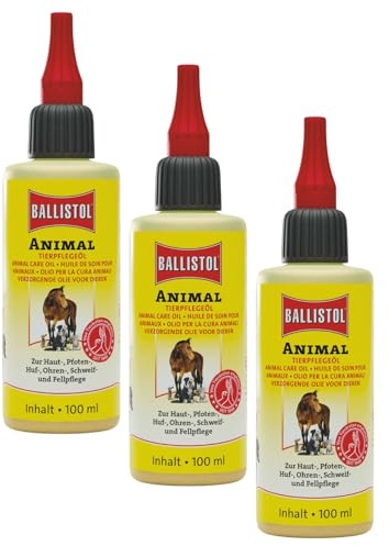 RL24 Ballistol Animal - Olio per animali domestici con effetto profondo, cura delicata per cavalli, cani ecc. | ideale per la cura della coda, del pelo e degli zoccoli | per la casa, il cortile e gli