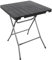 Spetebo Klapptisch mit Holzoptik schwarz - 60 x 60 cm - Gartentisch klappbar im Holz Design - Bistrotisch Terrassentisch Gartenmöbel Tisch für Garten Balkon Terrasse Küche