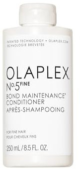 Olaplex Nº. 5 FINE Bond Maintenance Conditioner: Volumize & Strengthen | Gently Cleanse & Non Stripping | For Coily, Curly, Straight, and Wavy, 250 mL / 8.5 Fl. Oz.