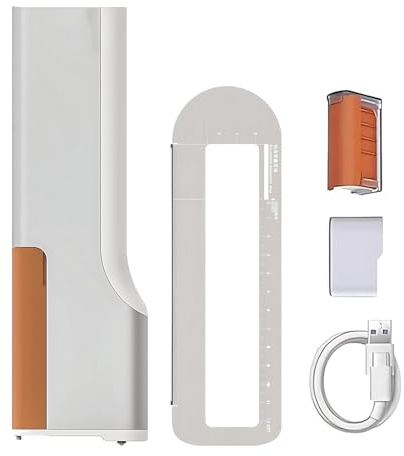 Lissontine Mini Imprimante pour Aliments Stylo D’Impression Comestible Imprimante Portable pour Logo Alimentaire, QR Code Et Texte sur Biscuits, Gâteaux Et Mousse De Café Ccoffee