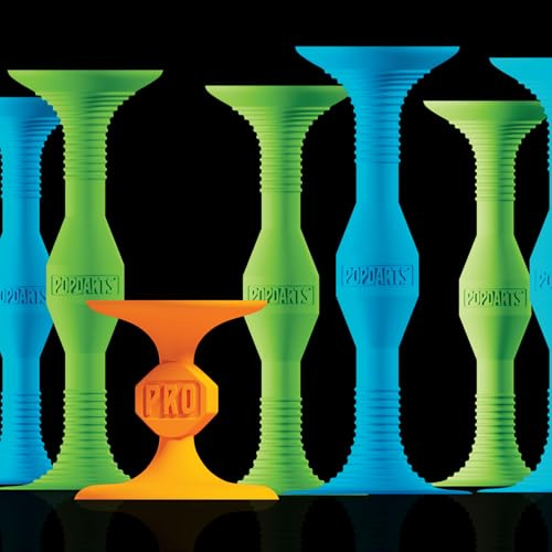 POPDARTS Glow Pack Game Set Glow in THE Dark (Blue and Green) - Indoor, Outdoor Suction Cup Throwing Game - Competition with a POP