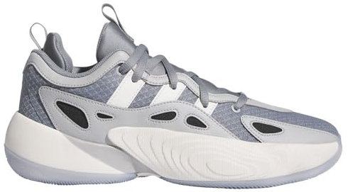 adidas Unisex TRAE Unlimited Basketball-Schuhe, Grey Three/Grey Two/Cloud White, 44 EU