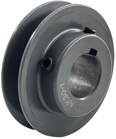 Saelno AK30-1 Sheaves,v Belt Pulley 1 inch bore 3.05 OD,Motor Pulley Cast Iron for A 3L 4L V-Belts,AK301 Pulley