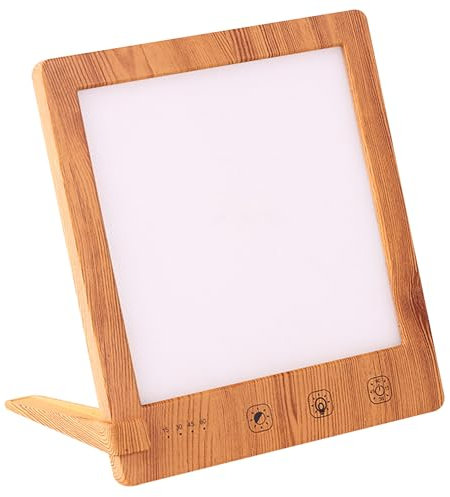 Daylight Desk Lamp,Sad Lamp 10000lux 3000k-6500k USB Sad Light with 3 Color Models, 4 Brightness Levels Daylight Lamp with 4 Timer Setting Compact Size Sun Lamp Sunlight Lamp for Bedroom Home Office