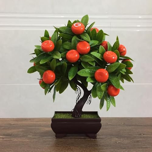 Konstgjord Apelsinträd, Höga Faux Orange Tree Växter, Fake Potted Orange Tree Med Brahes Och Frukter, Konstgjorda Träd För Modern Hem Kontor Golvinredning Inomhus, Oranges