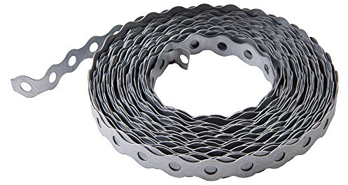 Fixman 491486 Galvanised Fixing Band 12mm x 10m Verzinktes Befestigungsband, Mehrfarbig