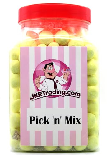 Lemon Toffee BonBon Sweet Jar A Gift Jar Full of Lemon Bonbons