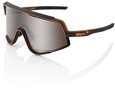 100% Glendale Brille, Braun/Orange, silberne Gläser