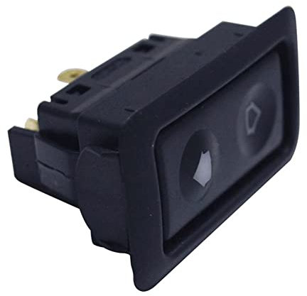 LINGJIONG Interruttore per alzacristalli elettrici, universale a 6 pin, interruttore per alzacristalli elettrici per auto, interruttore per auto, montaggio a pannello, DC 12 V-24 V